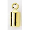 Afslutningshylster 4 mm guldf.