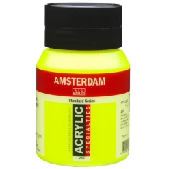 Amsterdam Acrylic akrylfarve 500 ml Reflex Yellow 256 UV, UV-farve