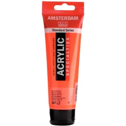 Amsterdam Acrylic akrylfarve 120 ml Reflex Orange 257 UV, UV-färg