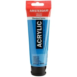 Amsterdam Acrylic akrylfarve 120 ml Primary Cyan 572