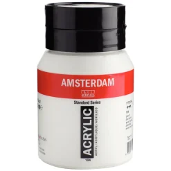 Amsterdam Acrylic akrylfarve 500 ml Zinc White 104