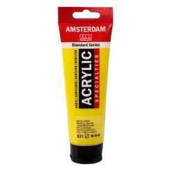 Amsterdam Acrylic akrylfarve 120 ml Metallic Yellow 831