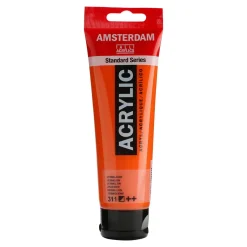 Amsterdam Acrylic akrylfarve 120 ml Vermilion 311