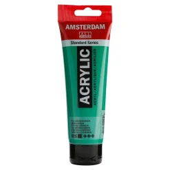Amsterdam Acrylic akrylfarve 120 ml Emerald Green 615