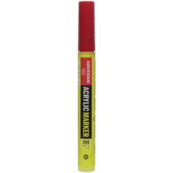 Amsterdam akrylmarker 4 mm Reflex Yellow – 256 – UV. UV-farve