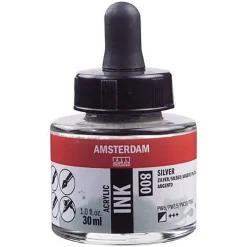 Amsterdam Ink Silver 30ml