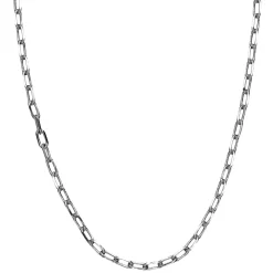 Ankerkæde 1 m – messing, belagt med 925 sterlingsølv
