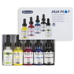 Aqua Drop 5x30 ml grundfarver