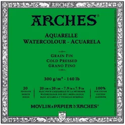 Arches akv.blok GF 20×20 300 g