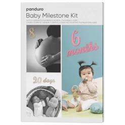 Baby Milestone Kit, bogstaver og tal af træ – skab smukke minder og babyfotos!