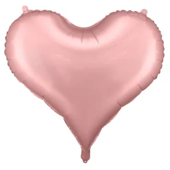Ballon 61×53 cm – rosa hjerte, perfekt til valentinsdag