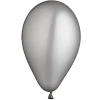 Balloner Ø26cm sølv 12 stk