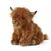 Bamse ko – en stor, blød highland cow, for at være helt præcis! 27 x 17 cm.