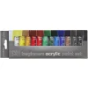 Beginners Acrylic Paint, akrylfarver til nybegyndere 12×12 ml