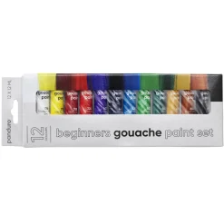 Beginners Gouache Paint, gouachefarver til nybegyndere 12×12 ml
