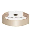 Beige satinbånd – 12 mm bredt og 8 meter langt