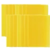 Bivoksplader til lysfremstilling, 15 stk. gule ark – 19,5×34 cm