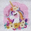 Bling Dots XL, diamond painting for børn 6+ år enhjørning 20x20 cm