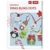 Bling Dots Xmas, lav 7 fine juletræsdekorationer af perler med ophæng