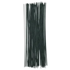 Blomsterpinde/blomstertråd – 120 grønne pinde a 20 cm, Ø 0,8 mm