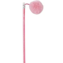 Blyant med rosa pompon