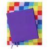 Bogomslag af stretchstof, beskyttelsesomslag til bøger – Rainbow 2-pak, 18×33 & 23×27 cm