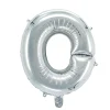 Bogstavballon O sølv 32 cm