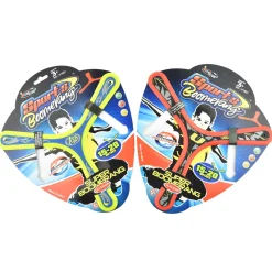 Boomerang af plast Ø27 cm – pris pr. stk., sælges assorteret.