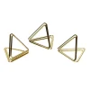 Bordkortholder i guld 10 stk. 2,5×2,5 cm