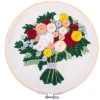 Broderikit blomsterbuket