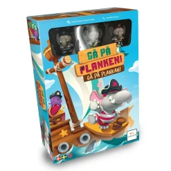 Brætspil Gå planken ud! Stjæl skattene, men pas på vandet!