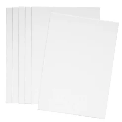Canvas Panel – 6 stk. hvide malerlærreder A5 (148×210 mm), 3 mm tykkelse