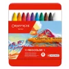 Caran d'Ache Neocolor I – 10 voksbaserede farvekridt i topkvalitet