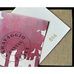 Caravaggio malerlærred 514, 160 cm bredt, 100% hør, ekstra fin struktur, 300 g/m²