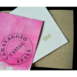 Caravaggio malerlærred 504, 105 cm bredt, 100% polyester, fin struktur, 215 g/m²