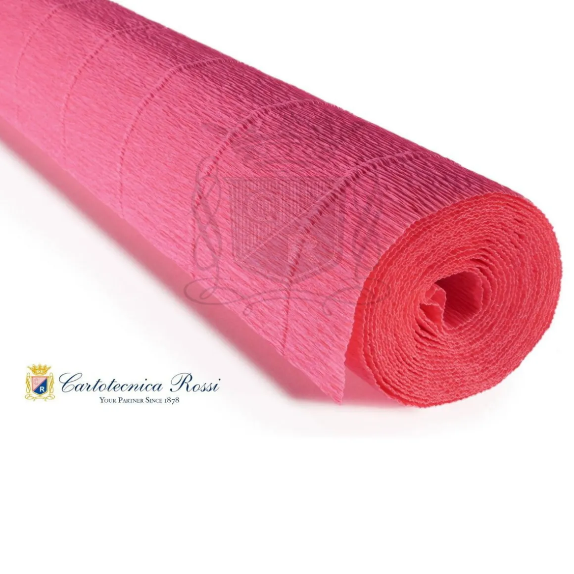 Cartotecnica Rossi crepepapir 551 – neonrosa, 180 g rulle (144 g/m²) a 50×250 cm