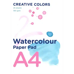 CC vandfarveblok A4