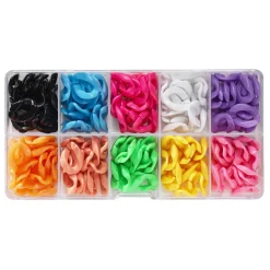Chain links happy mix – 180 farvestrålende led til armbånd og halskæder