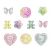 Charm Stickers Cute, 10 stk. søde klistermærker med motiver i akryl!