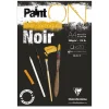 Clairefontaine Paint ON Multi Techniques blok A4 (210×297 mm), 20 sorte ark, 250 g/m²