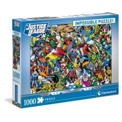 Clementoni DC Comics Justice League Impossible puslespil 1000 – 69×50 cm