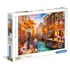 Clementoni High Quality Collection Sunset Over Venice puslespil 500 – 49×36 cm
