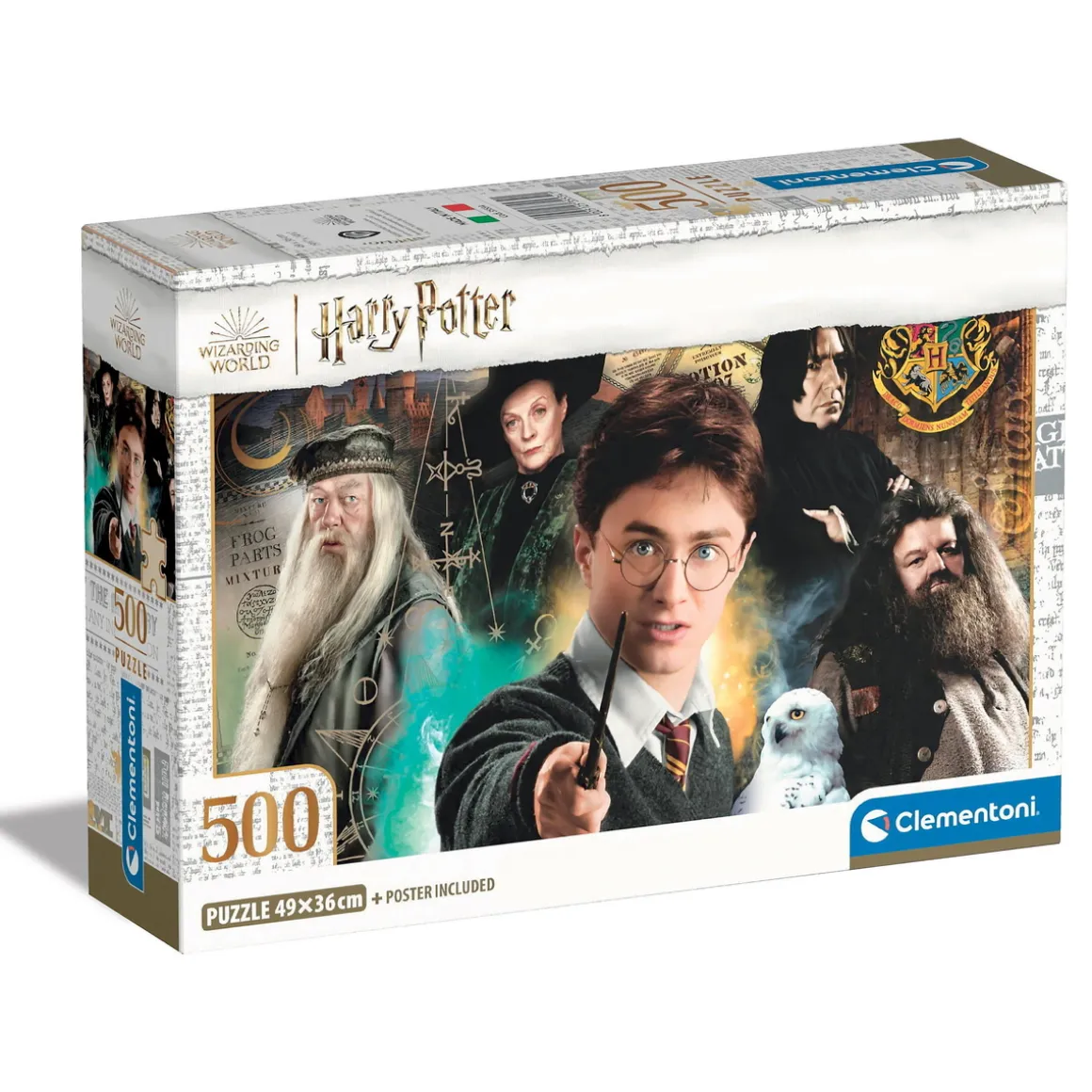 Clementoni puslespil Harry Potter, 500 brikker, 49×36 cm