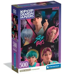 Clementoni puslespil K-POP Saja Boys, 500 brikker, 36×49 cm