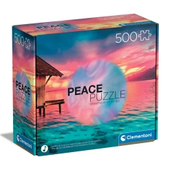 Clementoni puslespil – Peace puzzle living the present. 500 brikker, 49×36 cm