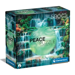 Clementoni puslespil – Peace puzzle the flow. 500 brikker, 49×36 cm