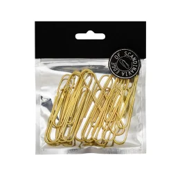 Clips guld 78 mm 15-pak