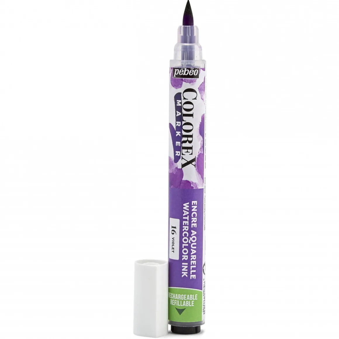 Colorex Marker Violet – marker med akvarelblæk og penselspids