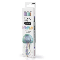 Copic Ciao markers med dobbeltspids, 3-pak – Pastel palette