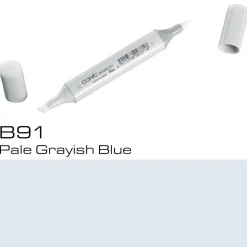 Copic Sketch B91 P. Gray. Blue